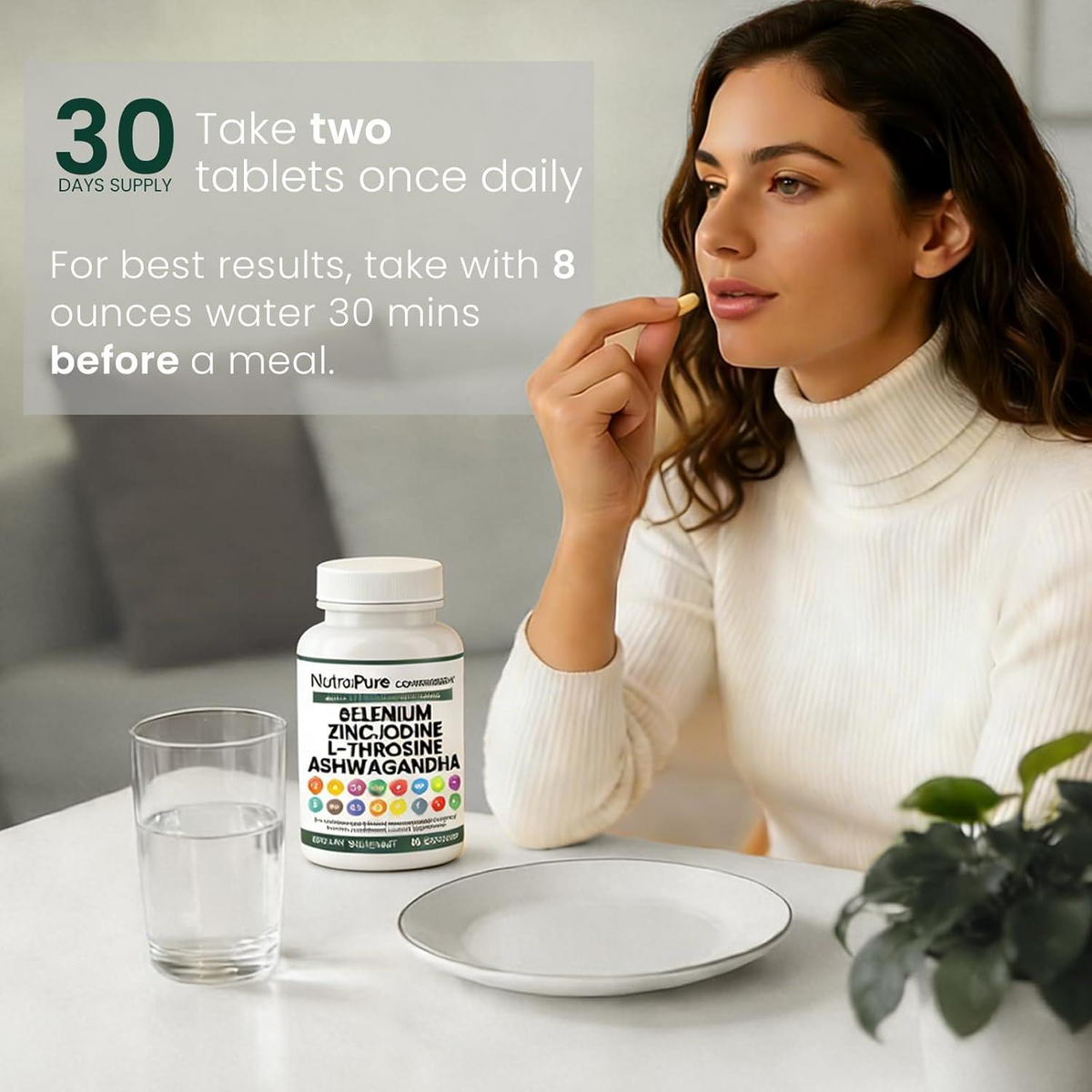 All in 1 Selenium, Zinc, Iodine & Ashwagandha Capsules