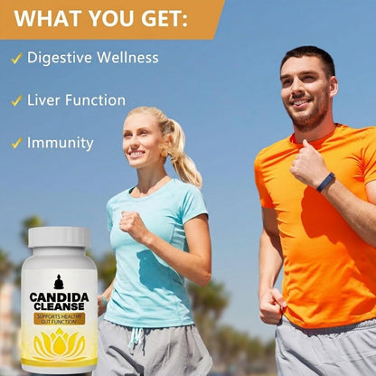 Candida Cleanse Capsules – Herbal Digestive & Gut Wellness Supplement