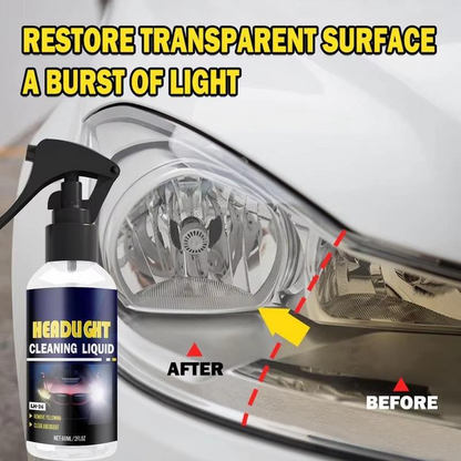 Car Headlight Restoration Kit – Headlight Polishing & Renovation Liquid for Clearer Lenses