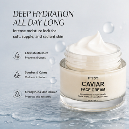 Luxury Caviar Face Cream – Anti-Aging Firming & Hydrating Moisturizer