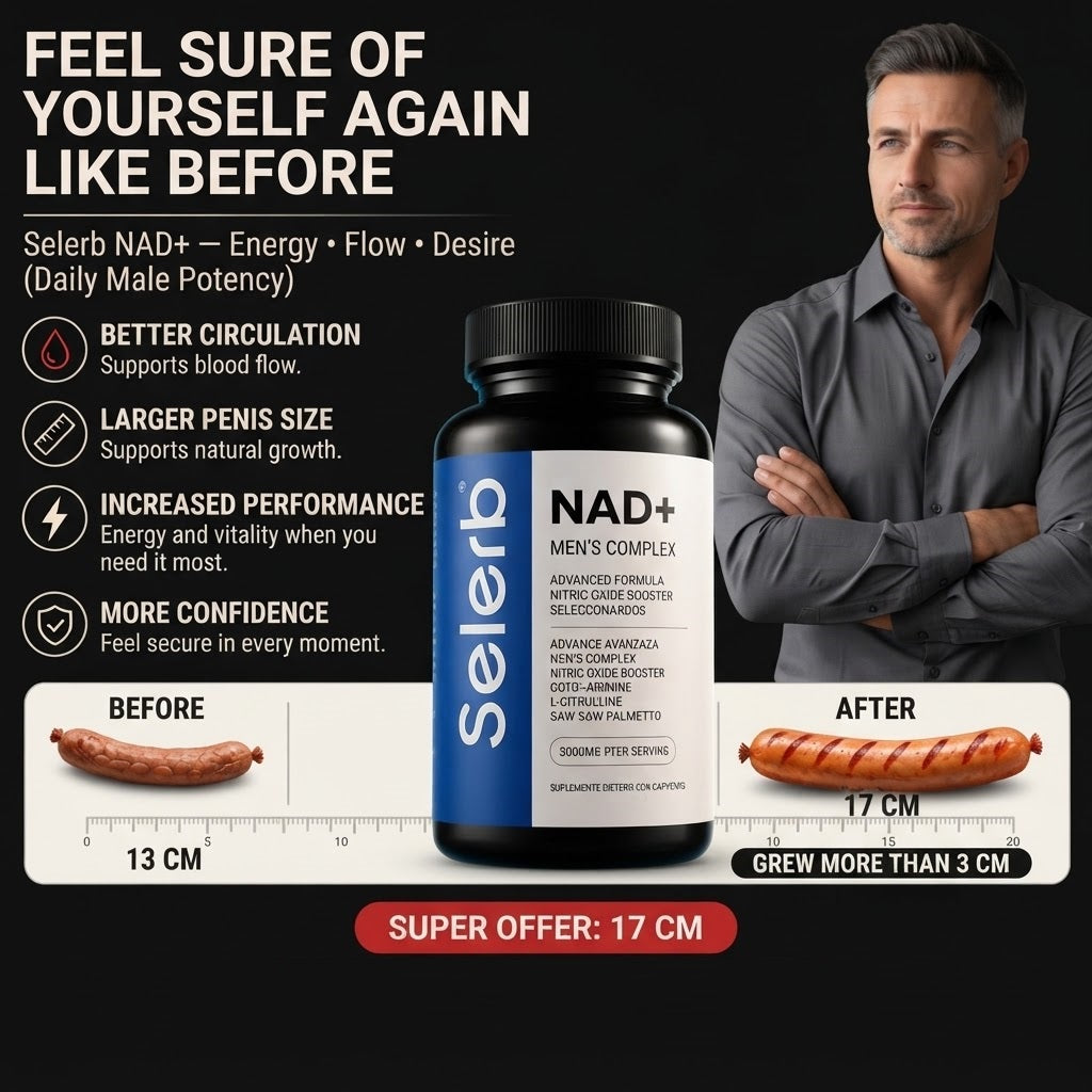 Men's NAD+ CoQ10 & Niacinamide Wellness Formula, 30 Capsules