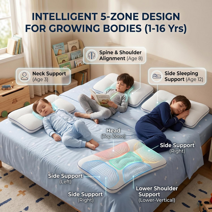 Toddler Breathable Cotton Pillow Soft Comfortable Sleep Pillow