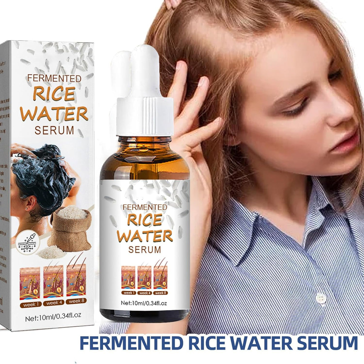 Ceoerty™ HGrow Rice Water Hair Essence