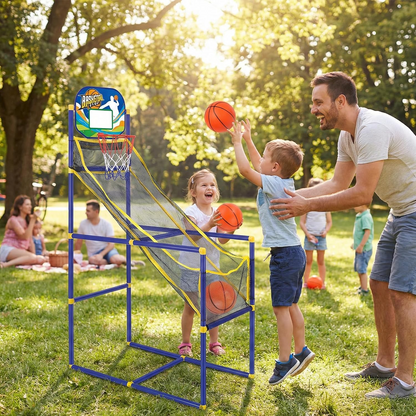 Adjustable Kids Basketball Training Set – Portable Hoop & Skills Practice