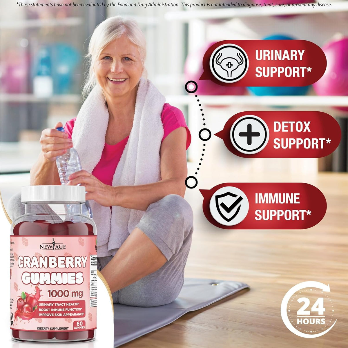 Vegan Cranberry Gummies – Cranberry Extract Wellness Supplement