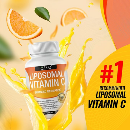 2100mg Liposomal Vitamin C Capsules Antioxidant Supplement