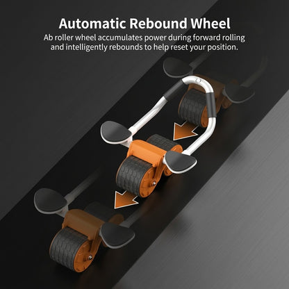 Automatic Rebound Abdominal Exercise Wheel – ABS PVC Elbow Support Roller for Yoga