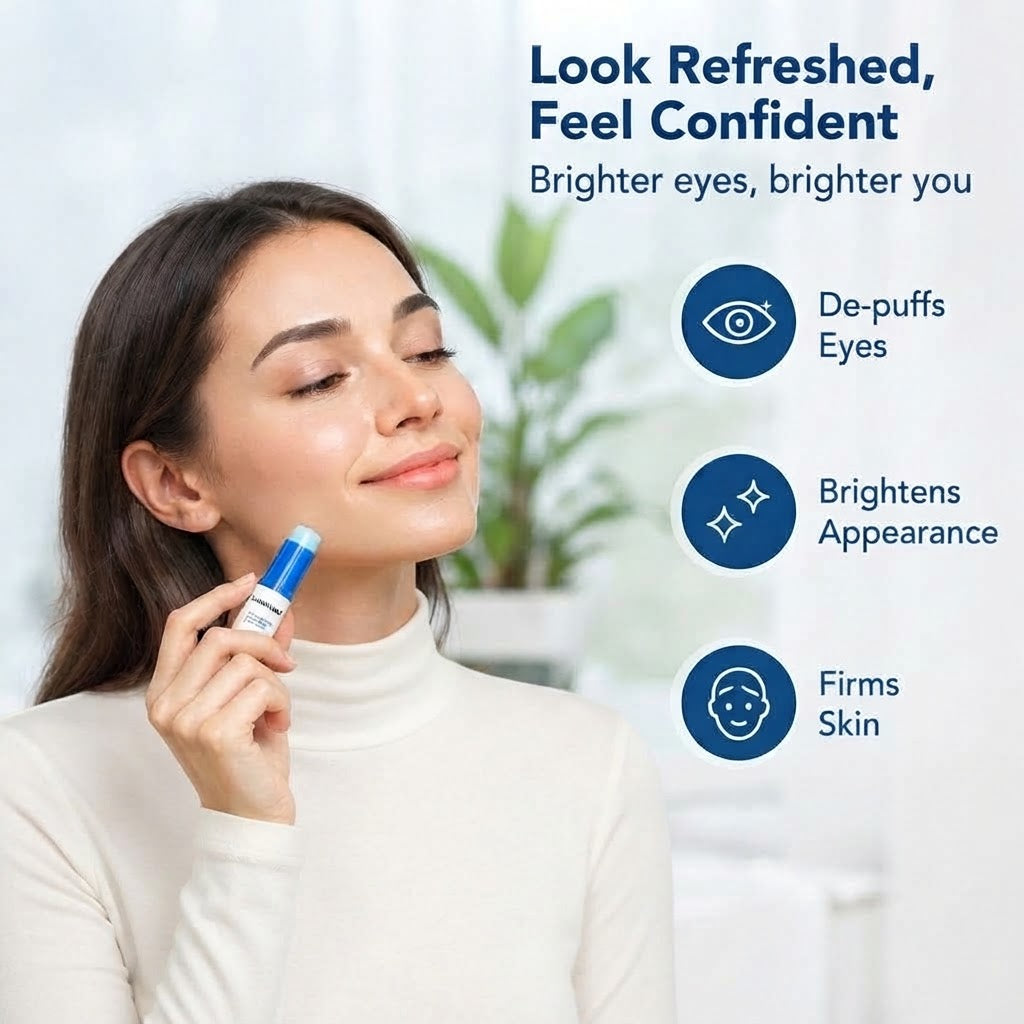 Cooling Depuff Eye Balm – Hydrating Anti-Aging Eye Stick