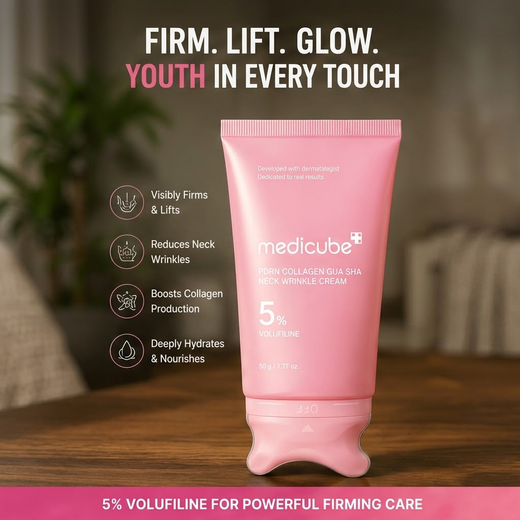 Collagen Gua Sha Neck Cream – 5% Volufiline Firming & Contouring Care
