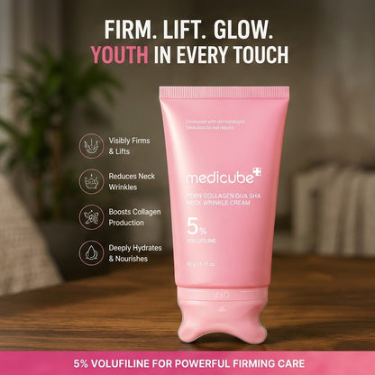 Collagen Gua Sha Neck Cream – 5% Volufiline Firming & Contouring Care