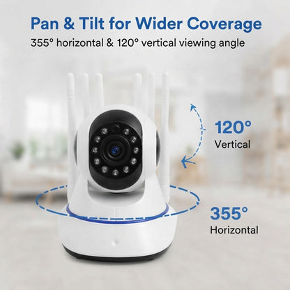 Wireless Security Camera HD Night Vision, Motion Detection