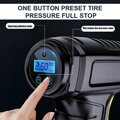 DC 12V Portable Tire Inflator – Digital Display Electric Air Pump for Cars & Home