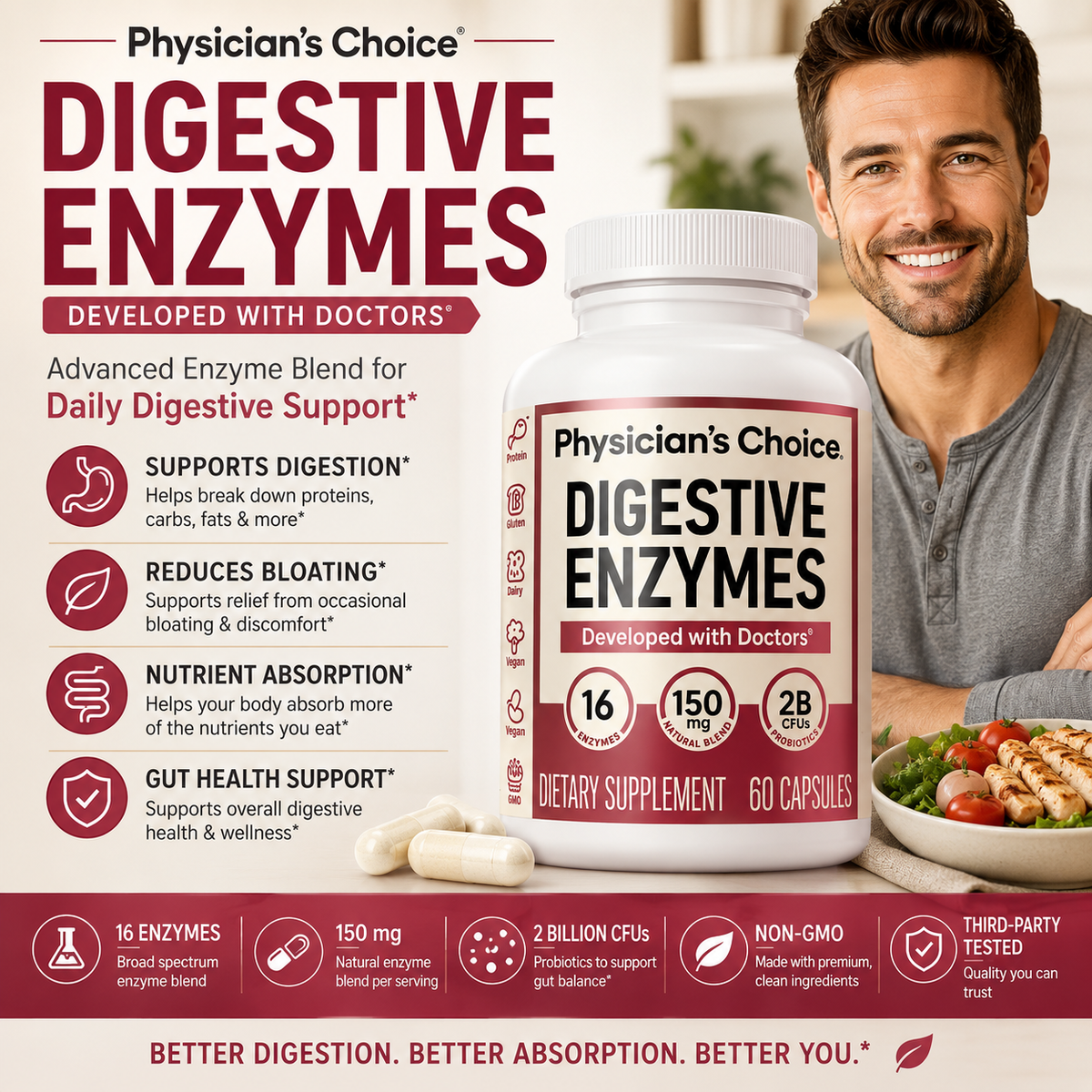 Digestive Enzymes – Daily Digestive & Nutrient Support