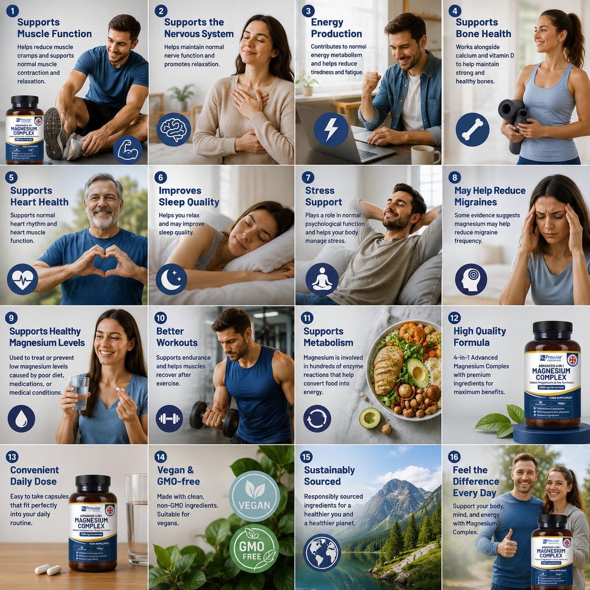 4 in 1 Magnesium Complex Capsules
