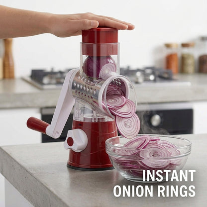 Stainless Steel Multifunction Vegetable Cutter – Handheld Food Slicer & Kitchen Chopper Tool