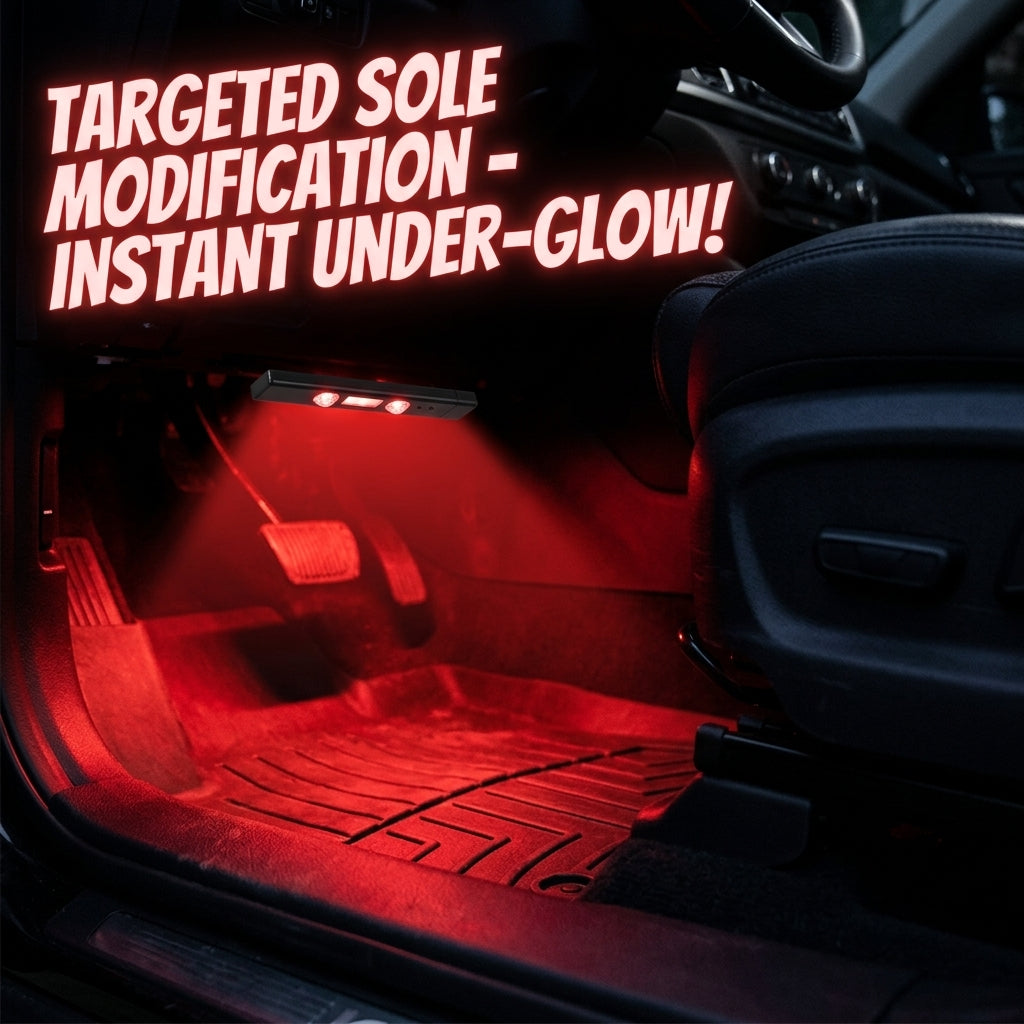 Car USB LED & Atmosphere Light – Wireless Colorful Voice-Activated Interior Ambient Light