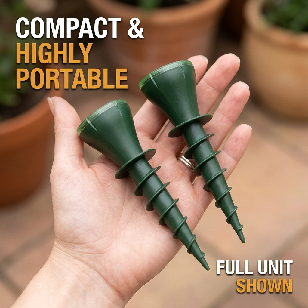 Solar Mole & Snake Repellent – IP65 Waterproof Garden Pest Control Stake