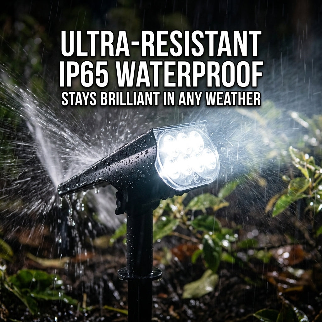 Waterproof Solar LED Landscape Light – IP65 Outdoor Garden, Porch, Fence & Stair Lighting