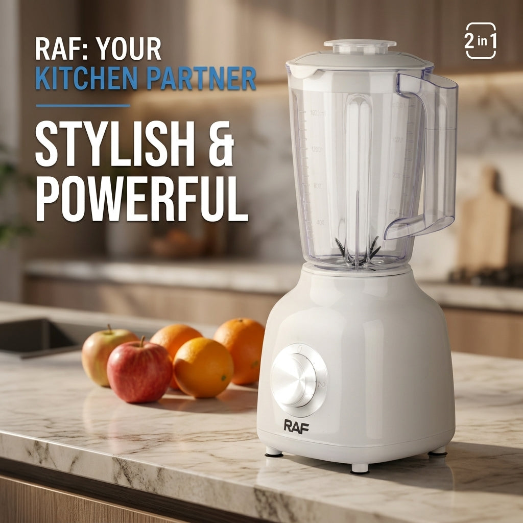 Portable Electric Juicer – Compact Plastic Tabletop Citrus & Fruit Juice Maker