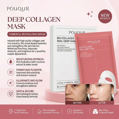 Vitamin C Hydrogel Face Mask – Hyaluronic Acid Overnight Anti-Aging Hydrating Sheet