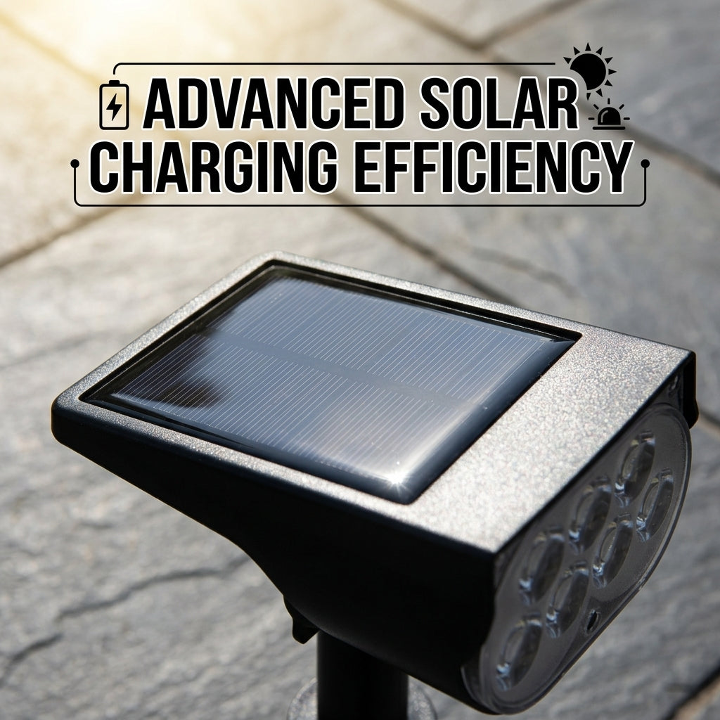 Waterproof Solar LED Landscape Light – IP65 Outdoor Garden, Porch, Fence & Stair Lighting