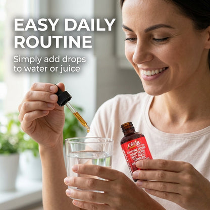 Liquid Drops with Hawthorn, Beet Root & Turmeric – Herbal Supplement with Vitamins D3 & K2