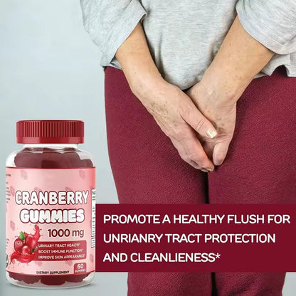 Natural Organic Cranberry Gummies – Women’s Urinary Tract Health Support