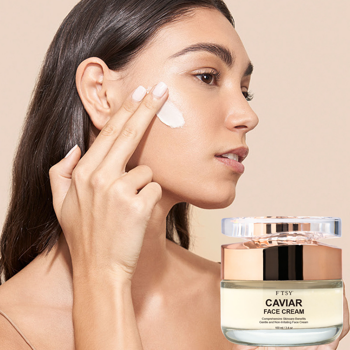 Luxury Caviar Face Cream – Anti-Aging Firming & Hydrating Moisturizer