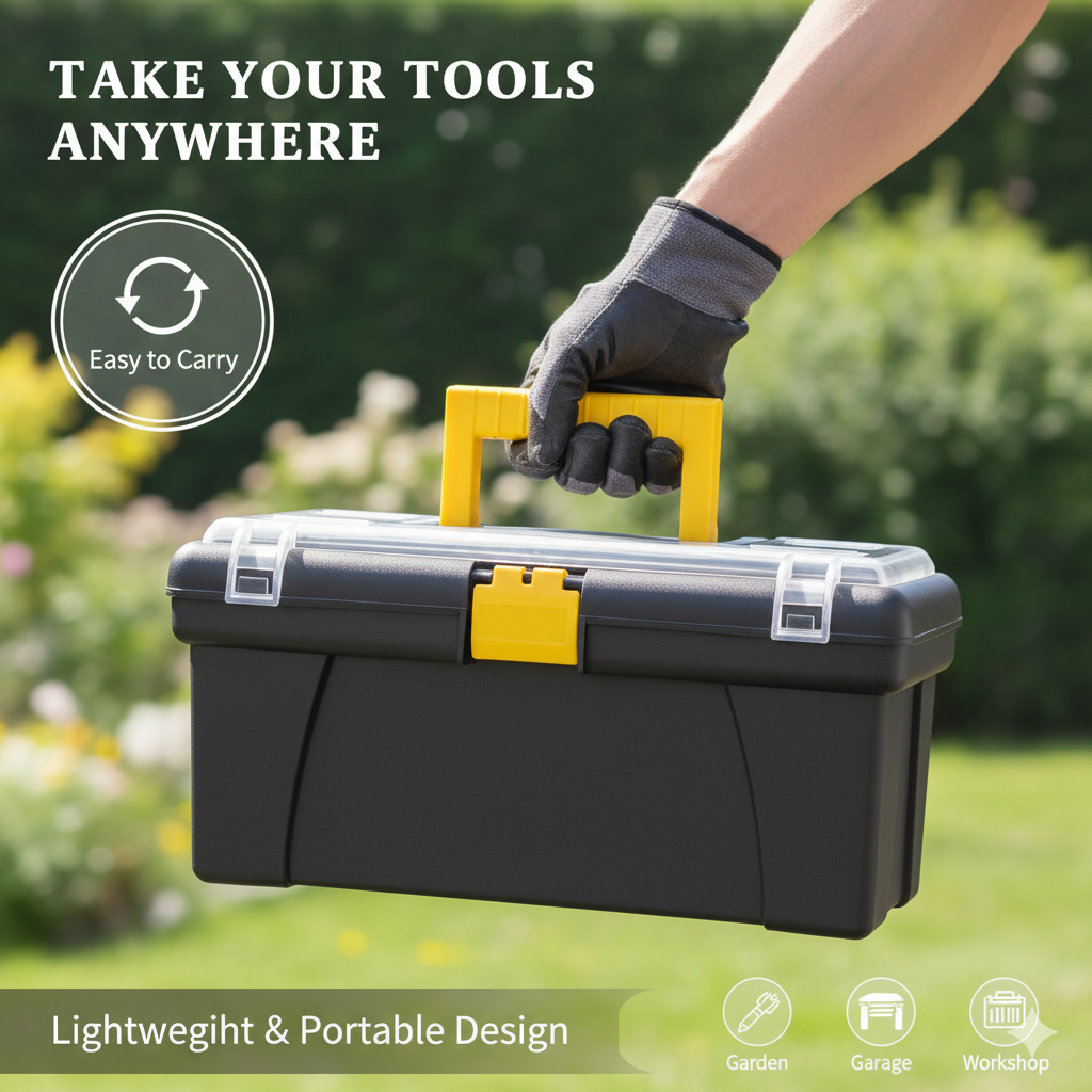 Portable Tool Box with Handle
