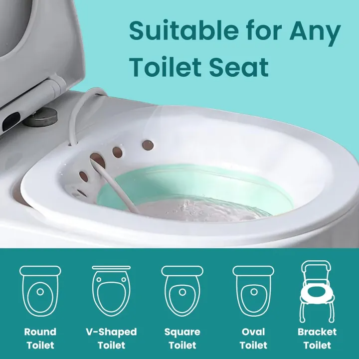 Foldable Postpartum Sitz Bath – Portable Toilet Seat Bidet Basin