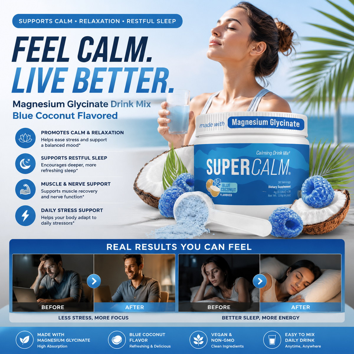 Supercalm Gummies – Daily Calm & Relaxation Support