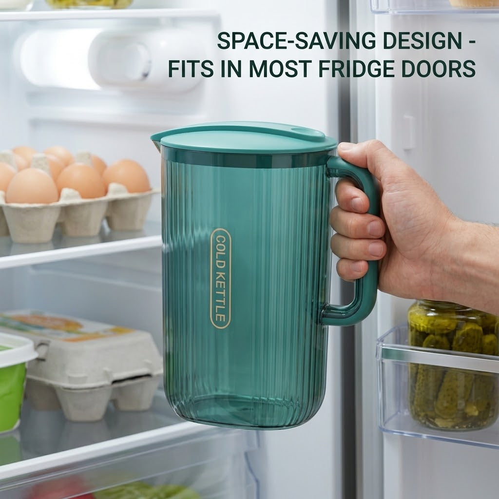 Large Capacity Plastic Water Pitcher – Transparent Food-Grade Juice & Cold Drink Jug