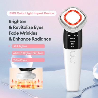 LED Facial Massager Handheld Face Beauty & Cleansing Device