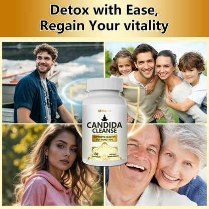 Candida Cleanse Capsules – Herbal Digestive & Gut Wellness Supplement
