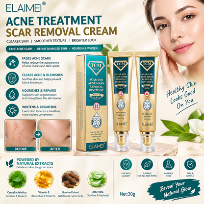 Scar Care & Nourishing Face Cream – Brightening Skin Repair Moisturizer
