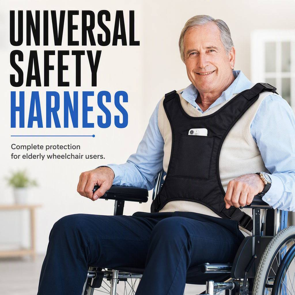 Adult Wheelchair Adjustable Harness Seat Belt for Secure Support
