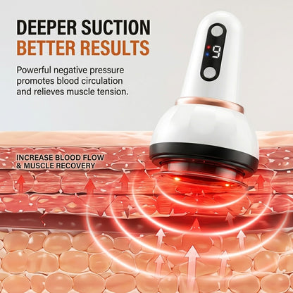 9-Speed Electric Cupping Massager – Rechargeable Body Scraping & Massage Tool