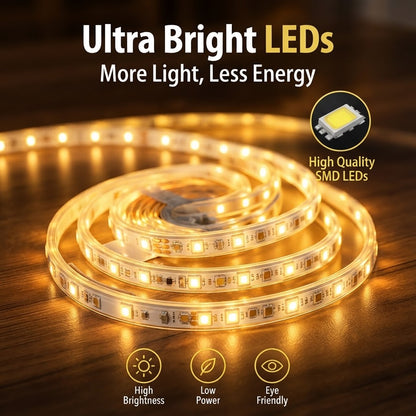 High-Brightness LED Strip Light – IP65 Waterproof Flexible Light Bar