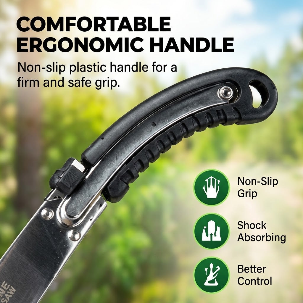 Portable Carpenter Handsaw – Heavy-Duty Hand Saw with Plastic Handle