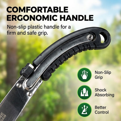 Portable Carpenter Handsaw – Heavy-Duty Hand Saw with Plastic Handle