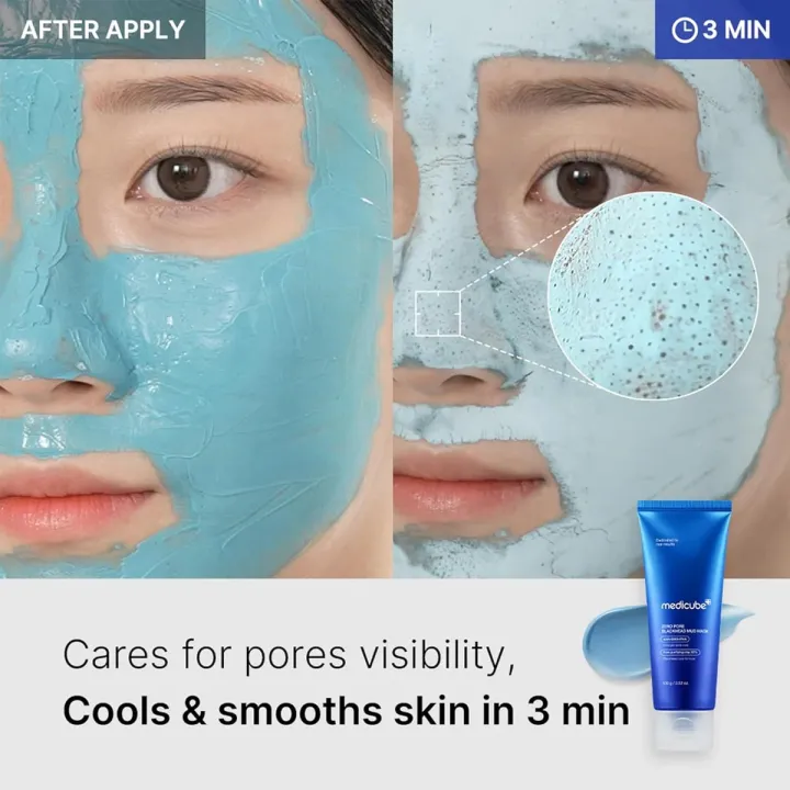 Korean Skincare Medicube Zero Pore Mud Mask Deep Cleansing
