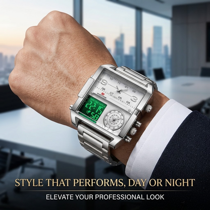 Men’s Sport Digital Watch – 30M Water-Resistant Multifunction watch with Alarm & Stopwatch