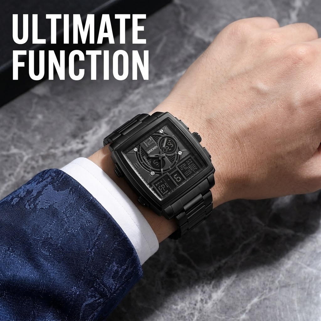 SKMEI 1274 Digital Analog Sports Watch – Durable Plastic Men’s Wristwatch