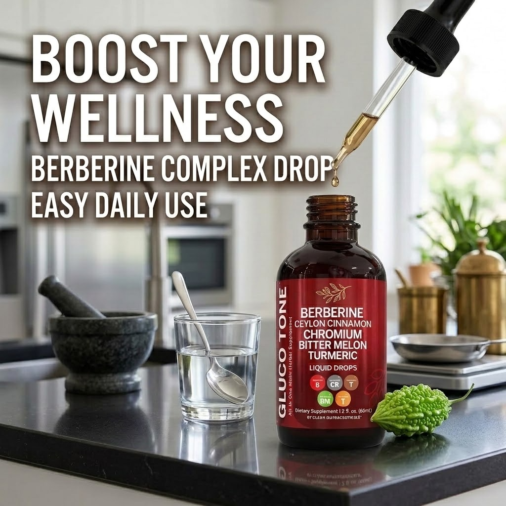Premium Berberine Liquid Drops – All-in-One Herbal Extract for Metabolic &amp; Digestive Wellness