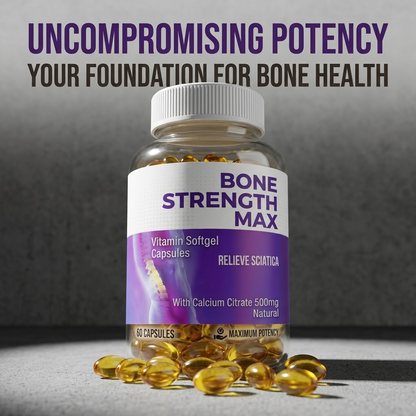 Bone Strength Max Calcium Citrate Softgels – Supplement for Bone & Daily Wellness Support