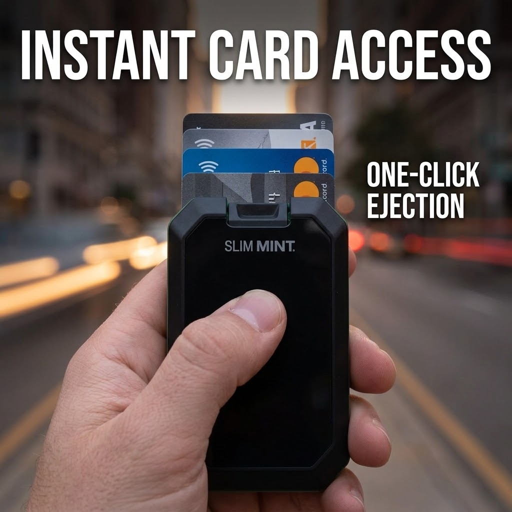 Ultra-Thin Card Wallet – Slim Mini Card Holder with Compact Pocket Design
