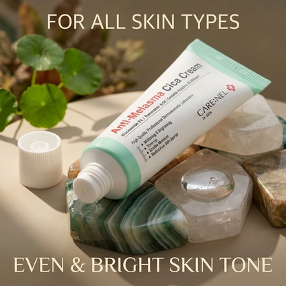 Care:Nel Anti-Melasma Cica Cream 40g – Tone-Up Brightening & Soothing Facial Moisturizer