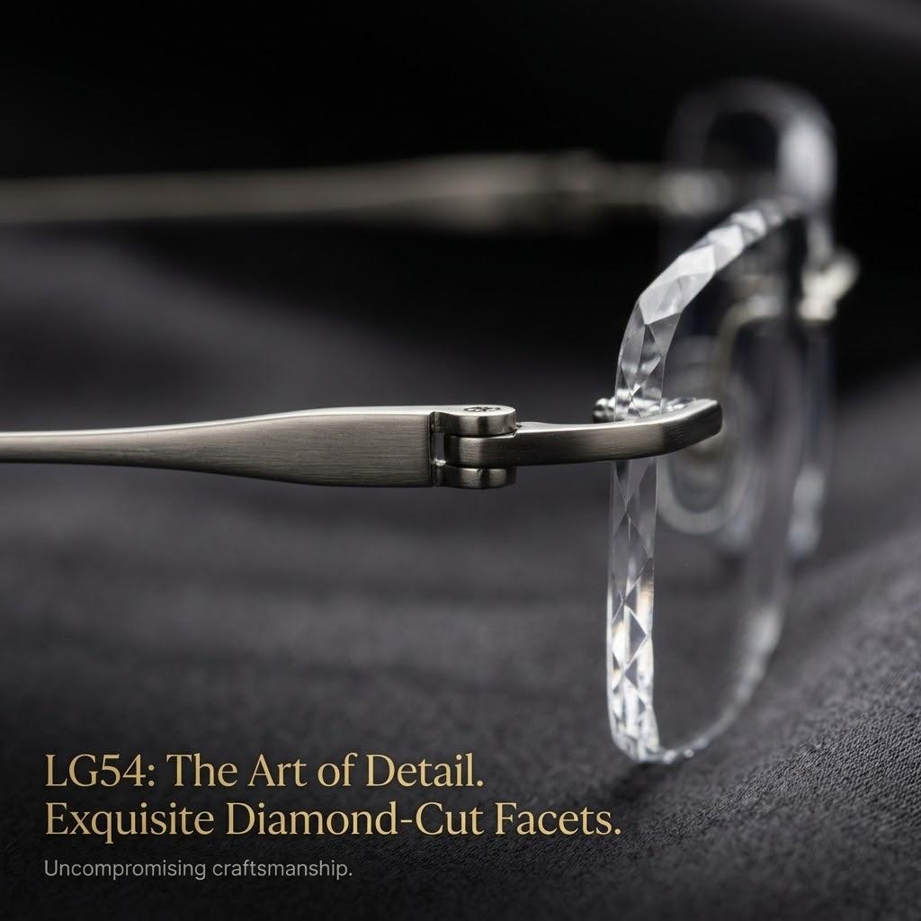 Rimless Reading Glasses – Gradient Light-Blocking Small Frame Eyewear for Seniors
