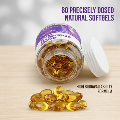 Bone Strength Max Calcium Citrate Softgels – Supplement for Bone & Daily Wellness Support