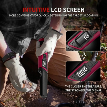 IP68 Handheld Metal Detector – Portable Treasure Hunting & Metal Detection Scanner